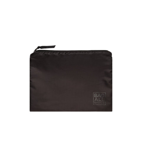 Bag-all Black Compression Cube & Packing Bag from eco-friendly recycled nylon, featuring durable micro-thread construction and zip closure
