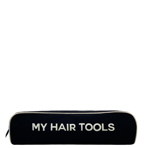 Roomy Hair Wrap Tools Travel Case, Personalized, Black