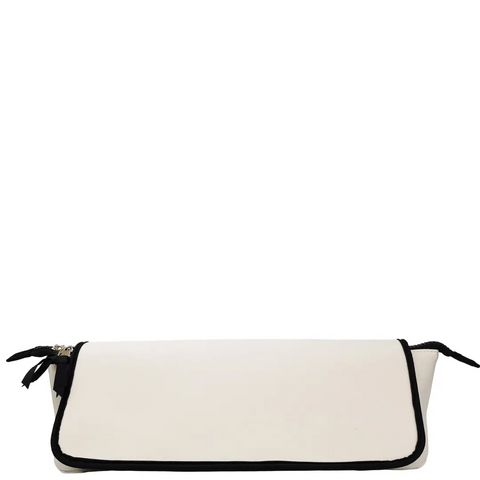 ヘアツール トラベルケース 熱耐性マット付き、モノグラム、クリーム