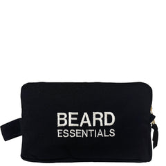 Beard Essentials Pouch, Monogram, Black