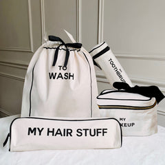 Deal Gift Set, 4-pack Travel & Home, Monogram, Cream