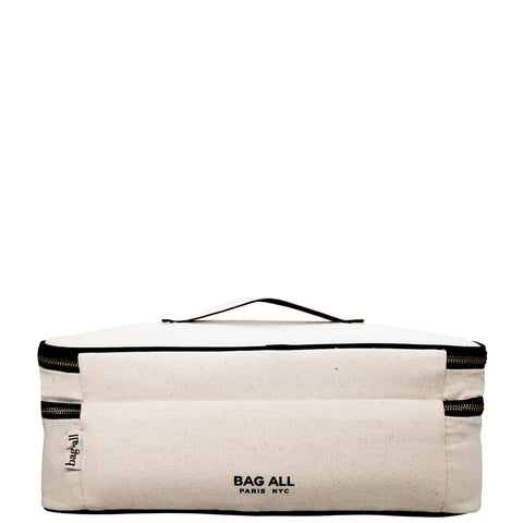 ダブルヘアツール トラベルケース、モノグラム、クリーム