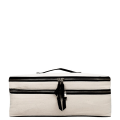 ダブルヘアツール トラベルケース、モノグラム、クリーム