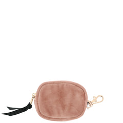 クラスプ付きイヤフォン/エアポッドケース、ピンクベルベット