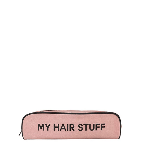 ヘア用品トラベルケース、モノグラム、ピンク／ブラッシュ