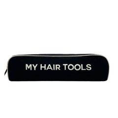 Roomy Hair Wrap Tools Travel Case, Personalized, Black