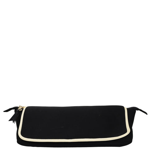 ヘアツール トラベルケース 熱耐性マット付き、モノグラム、ブラック