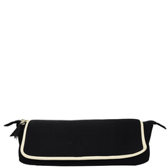 ヘアツール トラベルケース 熱耐性マット付き、モノグラム、ブラック