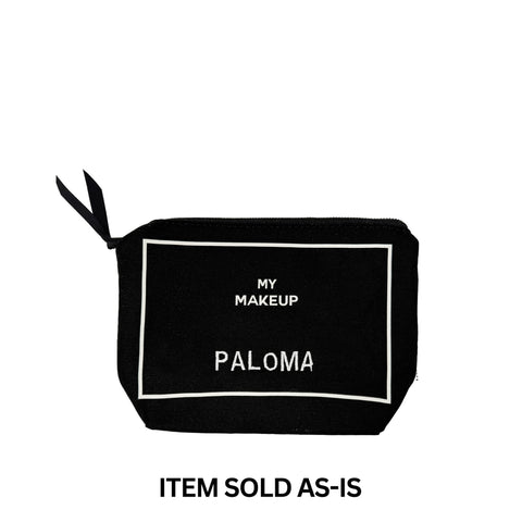 SALES BIN - My Makeup Pouch, Coated Lining, Black