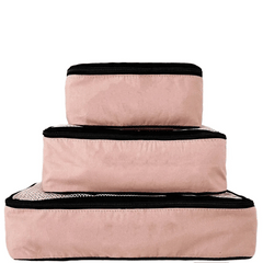 Personalized Packing Cubes, 3-pack, Monogram, Pink/Blush