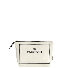 Passport Pouch, Personalized, Cream
