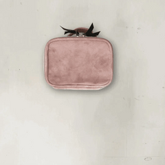 Small Beauty Box, Personalized, Pink Velvet