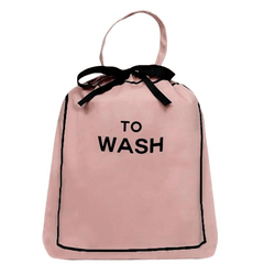 To Wash Laundry Bag, Personalized, Pink/Blush