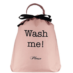 Wash Me, Laundry Bag, Personalized, Pink/Blush